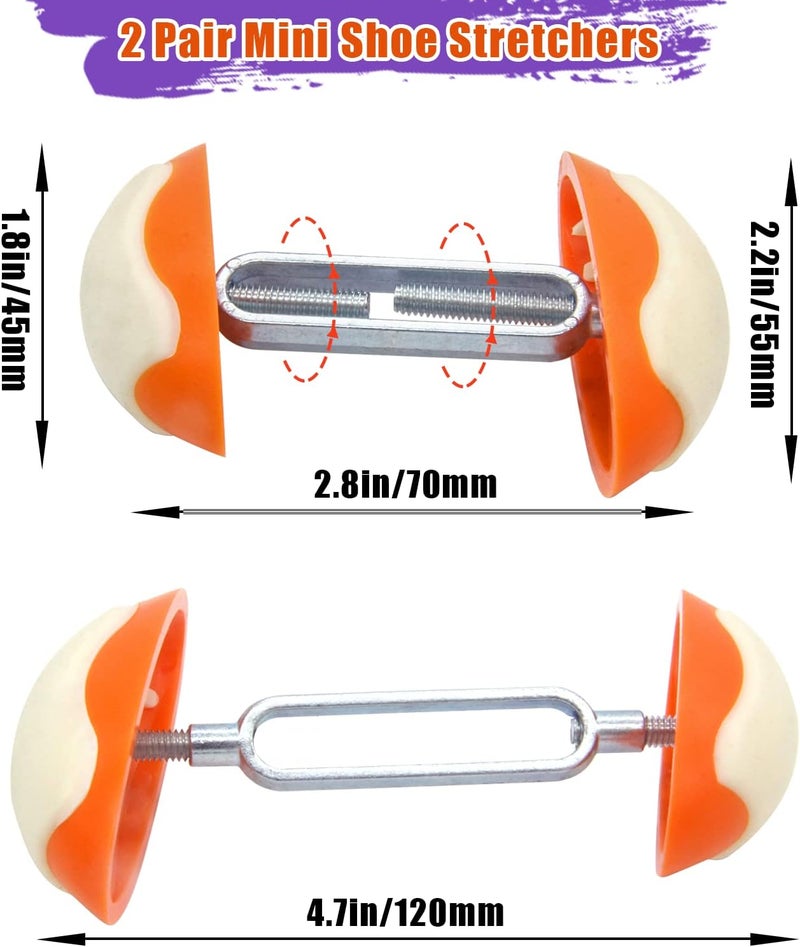 YRMJ Mini Shoe Stretchers for Wide Feet, Shoe Wider Anti-Slip Expander Adjustable Men Women Shoes Plastic Surgery - Image 3